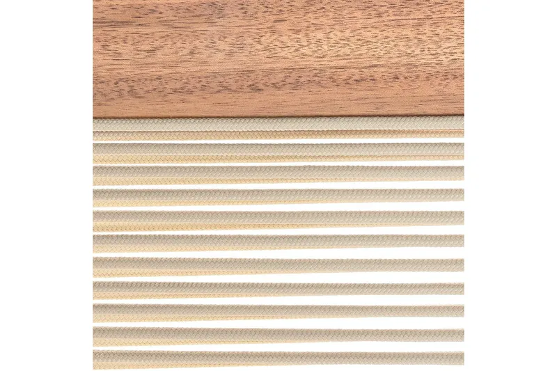 Loungestol Prossedi Beige/ljust trä - Beige/ljust trä - Utemöbler & utemiljö - Utestol & trädgårdsstol - Solsäng & solvagn