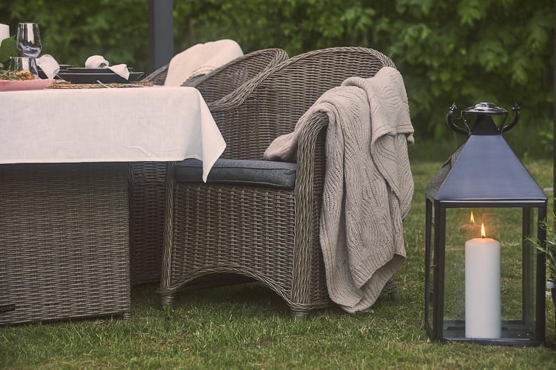 Marcus Light Fåtölj m Dyna - Grå - Utemöbler & utemiljö - Utestol & trädgårdsstol - Utefåtölj & loungefåtölj