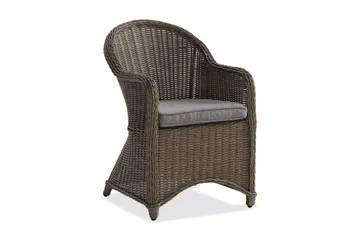 Marcus Light Fåtölj m Dyna - Grå - Utemöbler & utemiljö - Utestol & trädgårdsstol - Utefåtölj & loungefåtölj