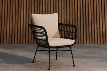 Matstol Isola Utomhus - svart - Utemöbler & utemiljö - Utestol & trädgårdsstol - Utefåtölj & loungefåtölj