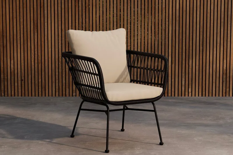 Matstol Isola Utomhus, svart