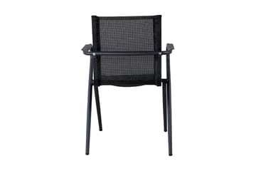 Alina Matstol Utomhus - Svart - Utemöbler & utemiljö - Utestol & trädgårdsstol - Matstol & karmstol utomhus