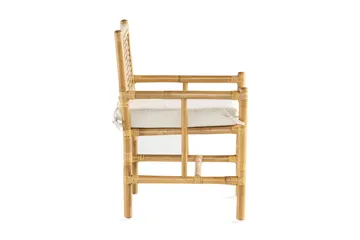 Alvimia Utefåtölj m Dyna - Natur/Vit - Utemöbler & utemiljö - Utestol & trädgårdsstol - Matstol & karmstol utomhus