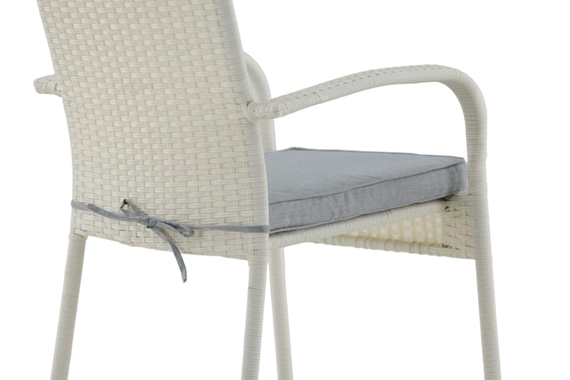 Anna Karmstol Utomhus Stapelbar - Vit - Utemöbler & utemiljö - Utestol & trädgårdsstol - Matstol & karmstol utomhus