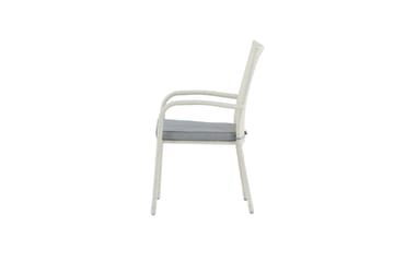 Anna Karmstol Utomhus Stapelbar - Vit - Utemöbler & utemiljö - Utestol & trädgårdsstol - Matstol & karmstol utomhus