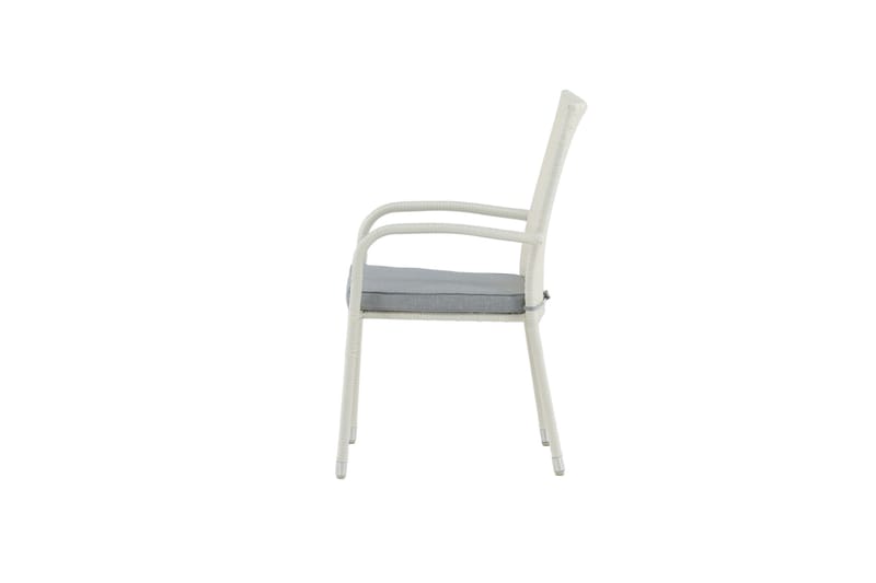 Anna Karmstol Utomhus Stapelbar - Vit - Utemöbler & utemiljö - Utestol & trädgårdsstol - Matstol & karmstol utomhus