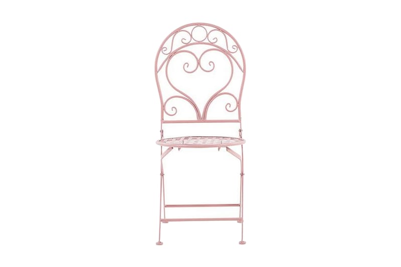 BalkongUtestol Meskanaw 2-pack - Rosa - Utemöbler & utemiljö - Utestol & trädgårdsstol - Matstol & karmstol utomhus