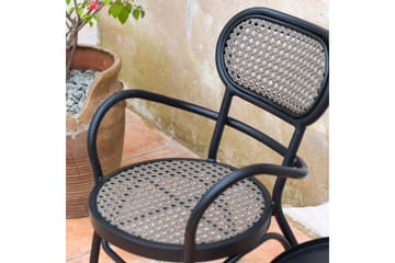 Bolgheri Utestol Brun/Svart - Utemöbler & utemiljö - Utestol & trädgårdsstol - Matstol & karmstol utomhus