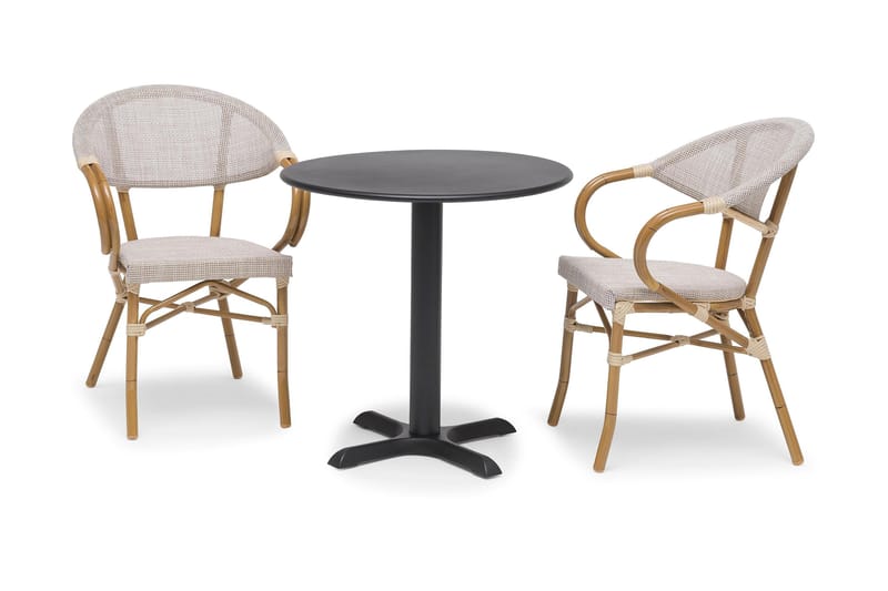Caféstol Hillerstorp - Grå - Utemöbler & utemiljö - Utestol & trädgårdsstol - Matstol & karmstol utomhus