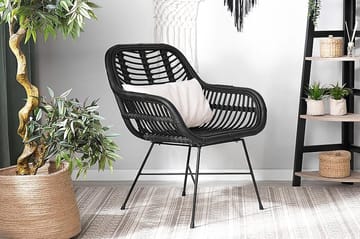 Canora Trädgårdsstol 51 cm - Svart - Utemöbler & utemiljö - Utestol & trädgårdsstol - Matstol & karmstol utomhus