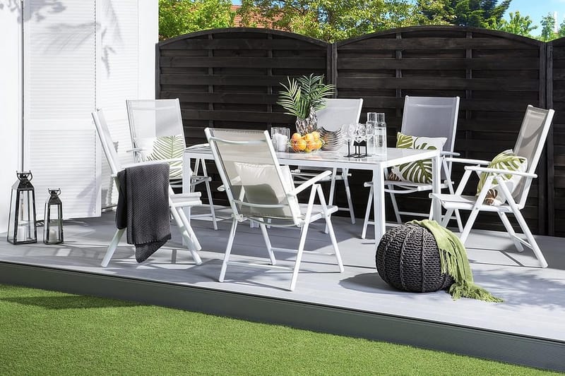 Catania Trädgårdsstol 6 St 44 cm - Grå - Utemöbler & utemiljö - Utestol & trädgårdsstol - Matstol & karmstol utomhus