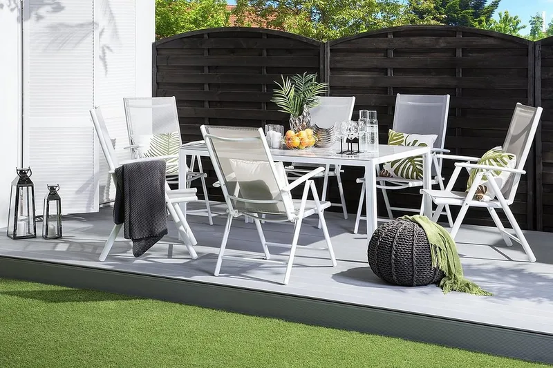 Catania Trädgårdsstol 6 St 44 cm - Grå - Utemöbler & utemiljö - Utestol & trädgårdsstol - Matstol & karmstol utomhus