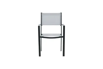 Copacabana Karmstol Utomhus Stapelbar - Svart/Grå - Utemöbler & utemiljö - Utestol & trädgårdsstol - Matstol & karmstol utomhus