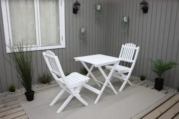 Delpino Klappstol Utomhus - Vit - Utemöbler & utemiljö - Utestol & trädgårdsstol - Matstol & karmstol utomhus