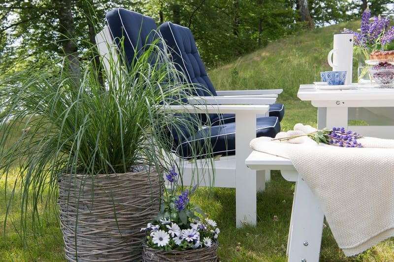 Fåtölj Herrgård med Armstöd Vit - Hillerstorp - Balkongstol - Matstol & karmstol utomhus