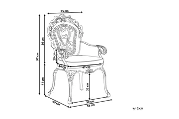 Getafe Trädgårdsstol 2-pack - Brun - Utemöbler & utemiljö - Utestol & trädgårdsstol - Matstol & karmstol utomhus