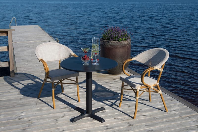 Hillerstorp Caféstol - Grå - Utemöbler & utemiljö - Utestol & trädgårdsstol - Matstol & karmstol utomhus