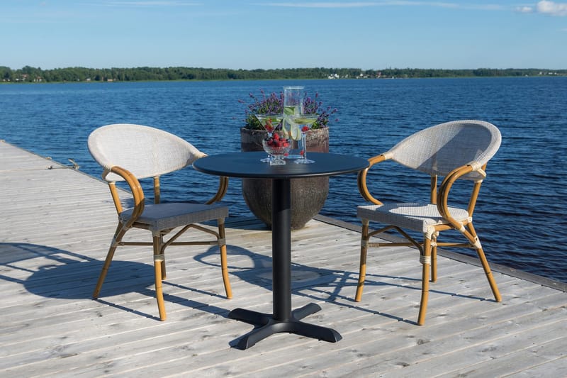 Hillerstorp Caféstol - Grå - Utemöbler & utemiljö - Utestol & trädgårdsstol - Matstol & karmstol utomhus