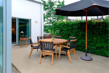 Karmstol Utomhus Ardernäs Trä/Svart - Hillerstorp - Utemöbler & utemiljö - Utestol & trädgårdsstol - Matstol & karmstol utomhus
