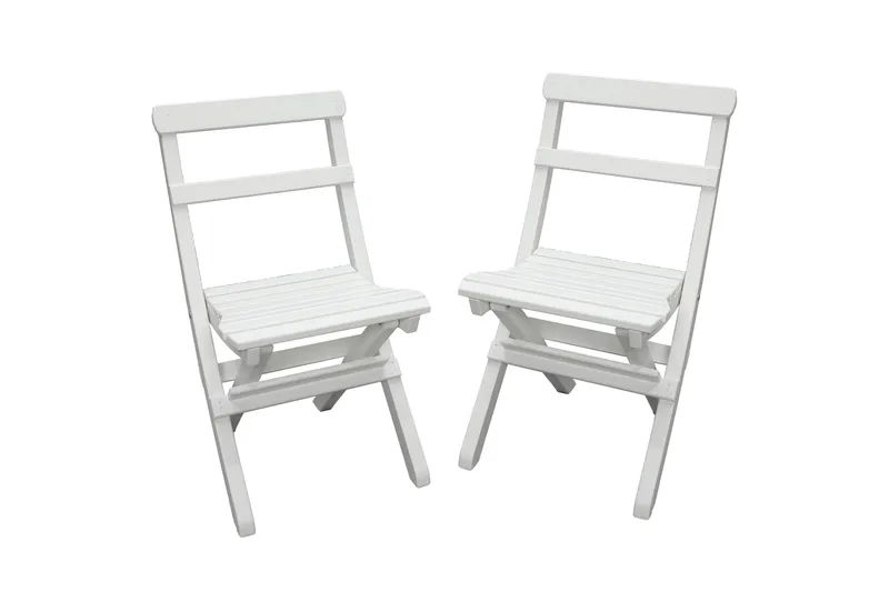 Larios Klappstol Utomhus, Vit