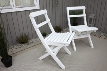 Larios Klappstol Utomhus - Vit - Utemöbler & utemiljö - Utestol & trädgårdsstol - Matstol & karmstol utomhus