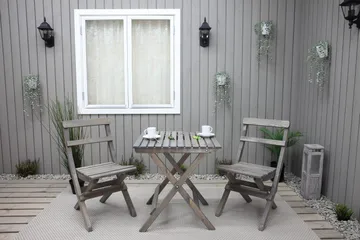 Larios Matstol Utomhus - Grå - Utemöbler & utemiljö - Utestol & trädgårdsstol - Matstol & karmstol utomhus