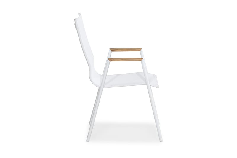 Las Vegas Karmstol Utomhus - Vit/beige - Utemöbler & utemiljö - Utestol & trädgårdsstol - Matstol & karmstol utomhus