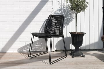 Liljearp Matstol Utomhus Svart - Hillerstorp - Utemöbler & utemiljö - Utestol & trädgårdsstol - Matstol & karmstol utomhus