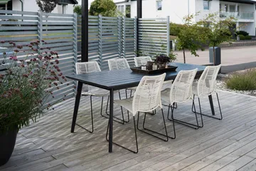 Liljearp Matstol Utomhus Vit - Hillerstorp - Utemöbler & utemiljö - Utestol & trädgårdsstol - Matstol & karmstol utomhus