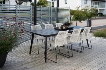 Liljearp Matstol Utomhus Vit - Hillerstorp - Utemöbler & utemiljö - Utestol & trädgårdsstol - Matstol & karmstol utomhus