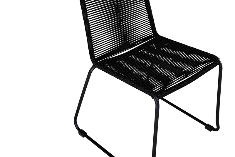 Lindos Stapelstol Utomhus Svart - Venture Home - Utemöbler & utemiljö - Utestol & trädgårdsstol - Matstol & karmstol utomhus