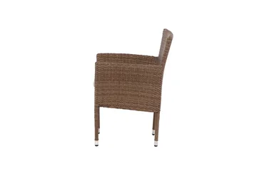 Malina Karmstol Utomhus - Brun - Utemöbler & utemiljö - Utestol & trädgårdsstol - Matstol & karmstol utomhus