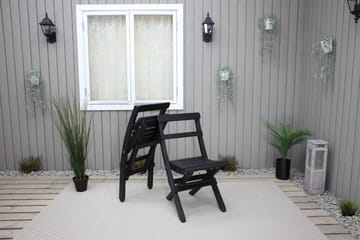Matstol Utomhus Larios - Svart - Utemöbler & utemiljö - Utestol & trädgårdsstol - Matstol & karmstol utomhus