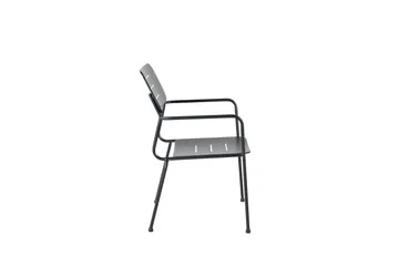 Nicke Karmstol Utomhus Svart - Venture Home - Utemöbler & utemiljö - Utestol & trädgårdsstol - Matstol & karmstol utomhus