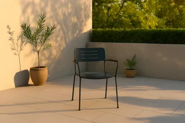 Nicke Karmstol Utomhus Svart - Venture Home - Utemöbler & utemiljö - Utestol & trädgårdsstol - Matstol & karmstol utomhus