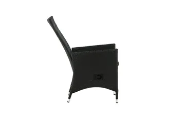 Padova Karmstol Utomhus Svart - Venture Home - Utemöbler & utemiljö - Utestol & trädgårdsstol - Matstol & karmstol utomhus