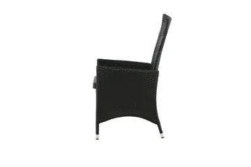 Padova Karmstol Utomhus Svart - Venture Home - Utemöbler & utemiljö - Utestol & trädgårdsstol - Matstol & karmstol utomhus