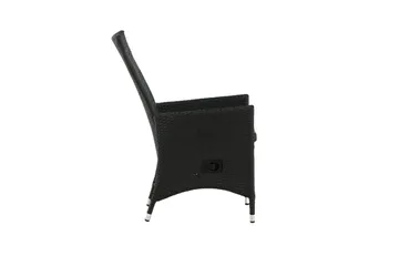 Padova Karmstol Utomhus Svart - Venture Home - Utemöbler & utemiljö - Utestol & trädgårdsstol - Matstol & karmstol utomhus