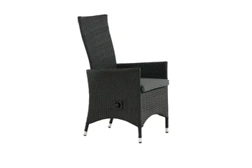 Padova Karmstol Utomhus Svart - Venture Home - Utemöbler & utemiljö - Utestol & trädgårdsstol - Matstol & karmstol utomhus