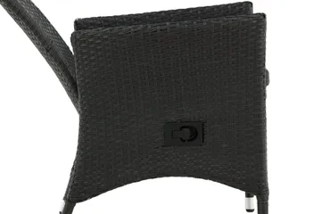 Padova Karmstol Utomhus Svart - Venture Home - Utemöbler & utemiljö - Utestol & trädgårdsstol - Matstol & karmstol utomhus