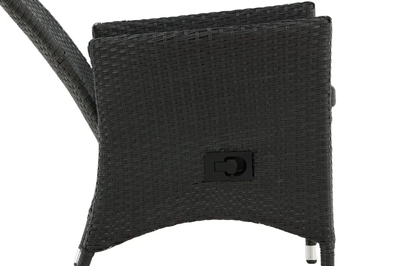 Padova Karmstol Utomhus Svart - Venture Home - Utemöbler & utemiljö - Utestol & trädgårdsstol - Matstol & karmstol utomhus