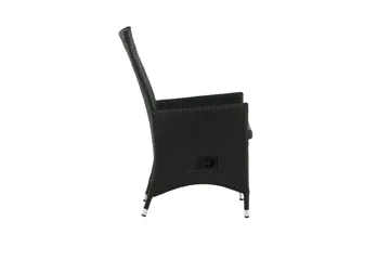 Padova Karmstol Utomhus Svart - Venture Home - Utemöbler & utemiljö - Utestol & trädgårdsstol - Matstol & karmstol utomhus