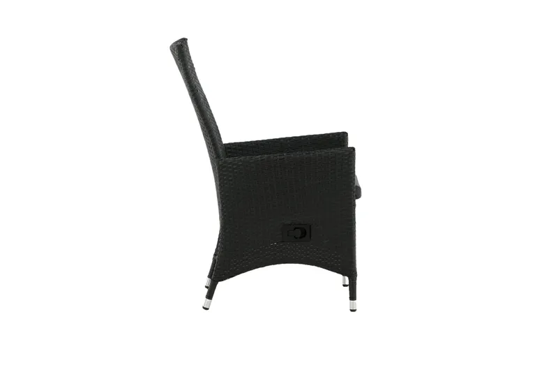 Padova Karmstol Utomhus Svart - Venture Home - Utemöbler & utemiljö - Utestol & trädgårdsstol - Matstol & karmstol utomhus