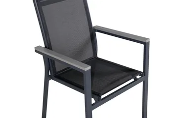 Parma Karmstol Utomhus Stapelbar - Svart - Utemöbler & utemiljö - Utestol & trädgårdsstol - Matstol & karmstol utomhus