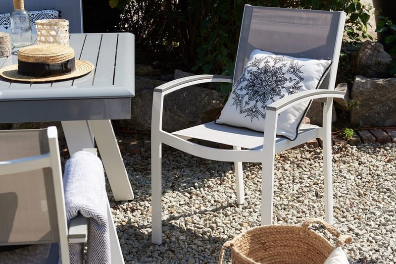 Pereta Trädgårdsstol 4 St 50 cm - Vit - Utemöbler & utemiljö - Utestol & trädgårdsstol - Matstol & karmstol utomhus