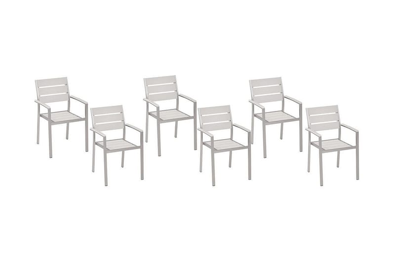 Purujosa Trädgårdsstol 6-pack - Vit - Utemöbler & utemiljö - Utestol & trädgårdsstol - Matstol & karmstol utomhus