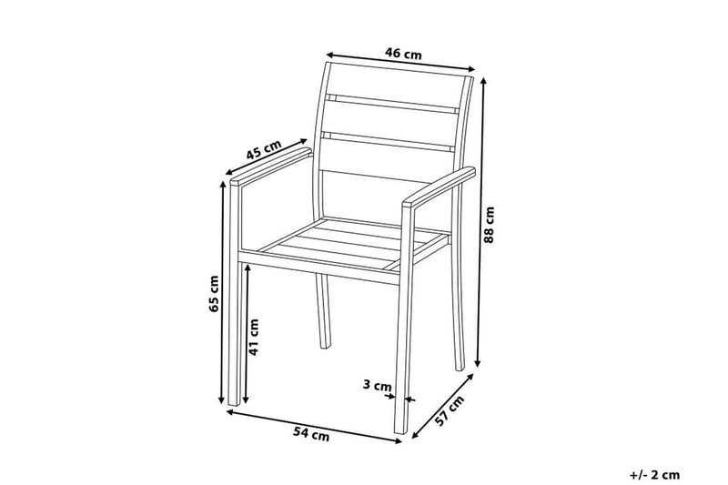 Purujosa Trädgårdsstol 6-pack - Vit - Utemöbler & utemiljö - Utestol & trädgårdsstol - Matstol & karmstol utomhus