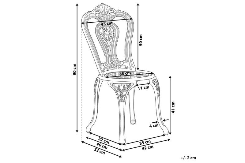 Radogna Utestol 2-pack - Brun - Utemöbler & utemiljö - Utestol & trädgårdsstol - Matstol & karmstol utomhus
