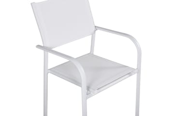 Santorini Karmstol Utomhus - Silver/Grå - Utemöbler & utemiljö - Utestol & trädgårdsstol - Matstol & karmstol utomhus