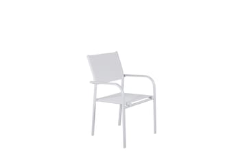 Santorini Karmstol Utomhus - Silver/Grå - Utemöbler & utemiljö - Utestol & trädgårdsstol - Matstol & karmstol utomhus